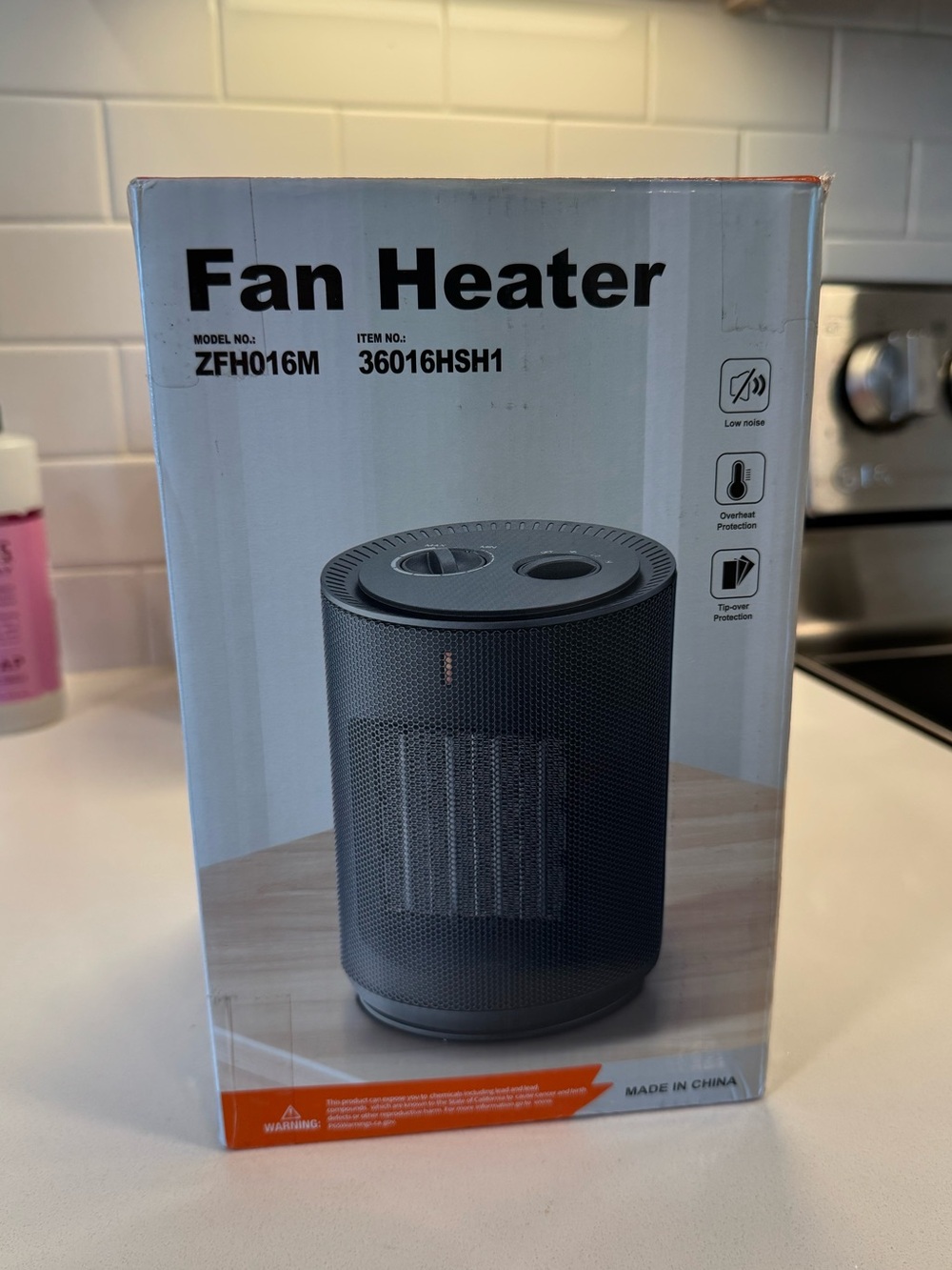 Fan Heater - Black
